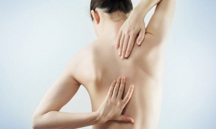 besondere Symptome der Osteochondrose